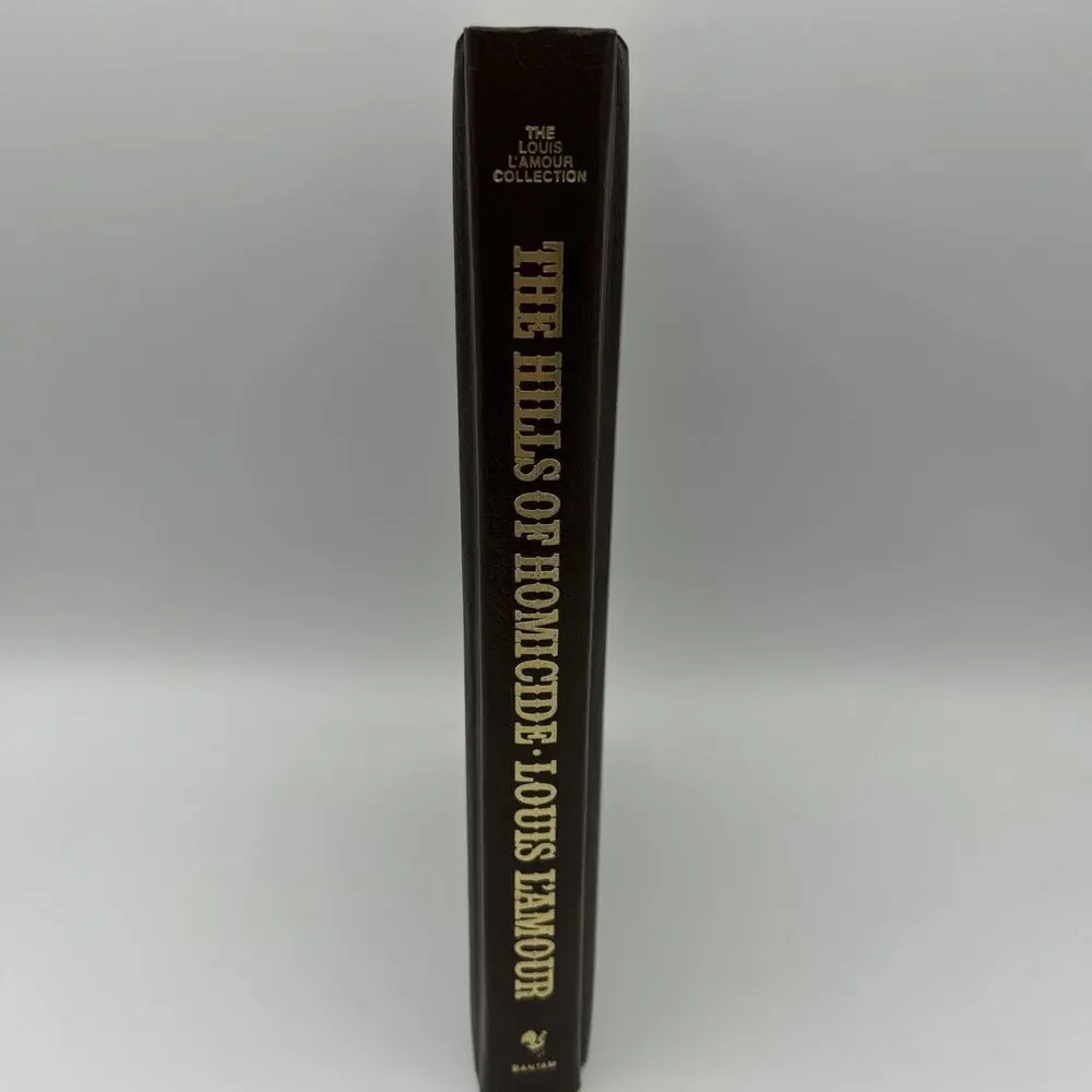 The Hills of Homicide Louis L'Amour HC Leatherette Bantam 1984